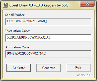 Corel draw x4 activation code free crack
